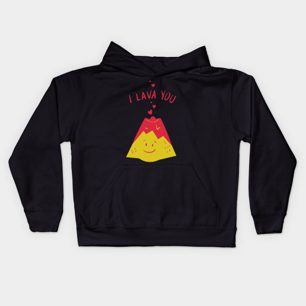 I lava you Kids Hoodie by busines_night